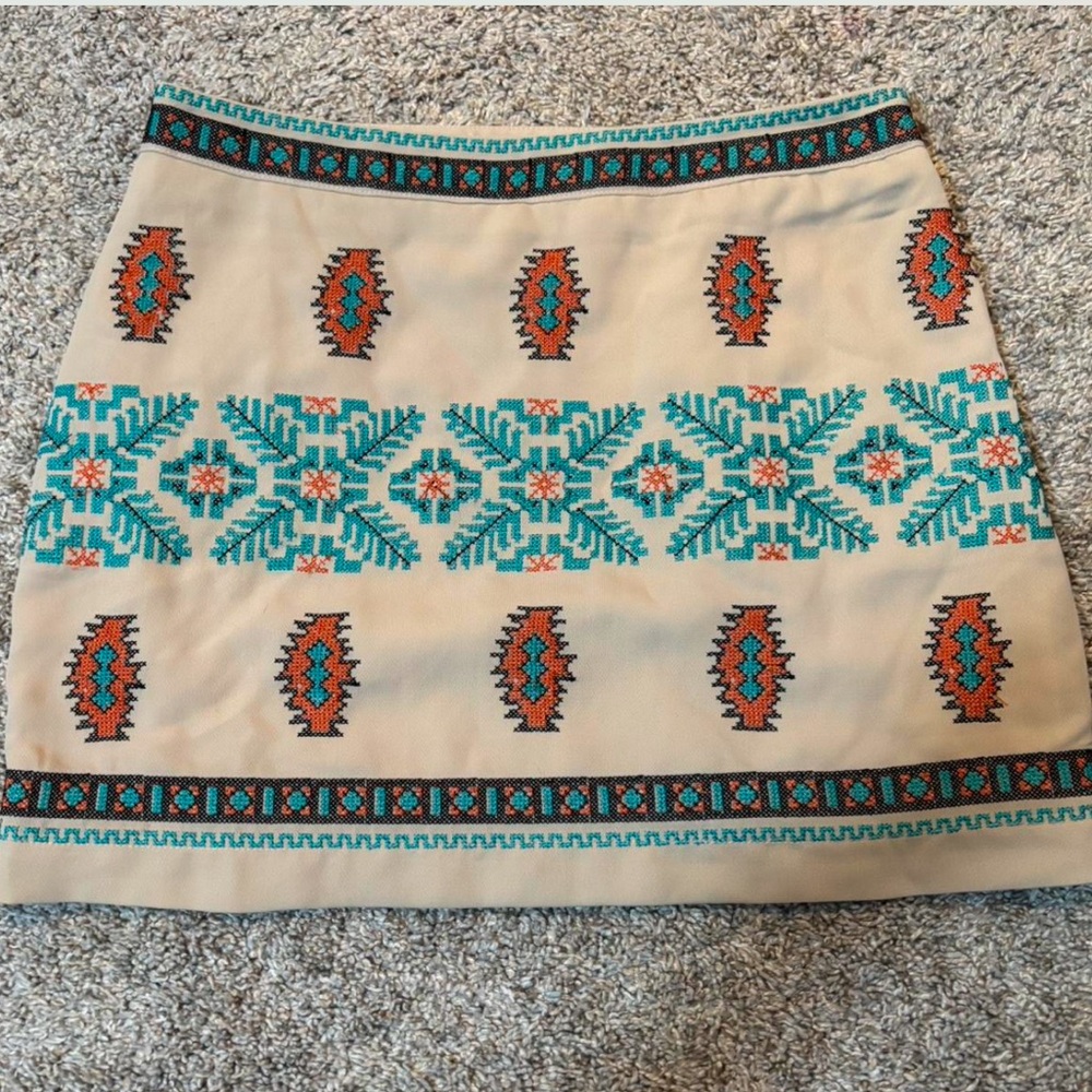 Altar'd State Mini Skirt #miniskirt #boho #altardstate #skirt #tan